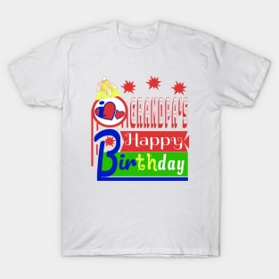 Happy Birthday Grandpa's i love you so much T-Shirt